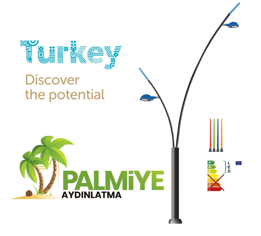 tedaş tip proje onaylı aydınlatma direkleri
