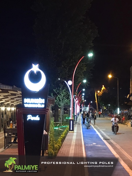 osmancık belediyesi aydınlatma direkleri