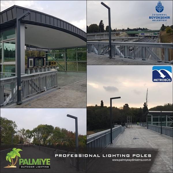 edirnekapı metrobüs aydınlatma direkleri (1)