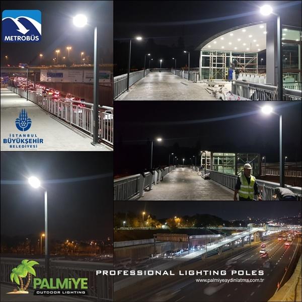 edirnekapı metrobüs aydınlatma direkleri (3)