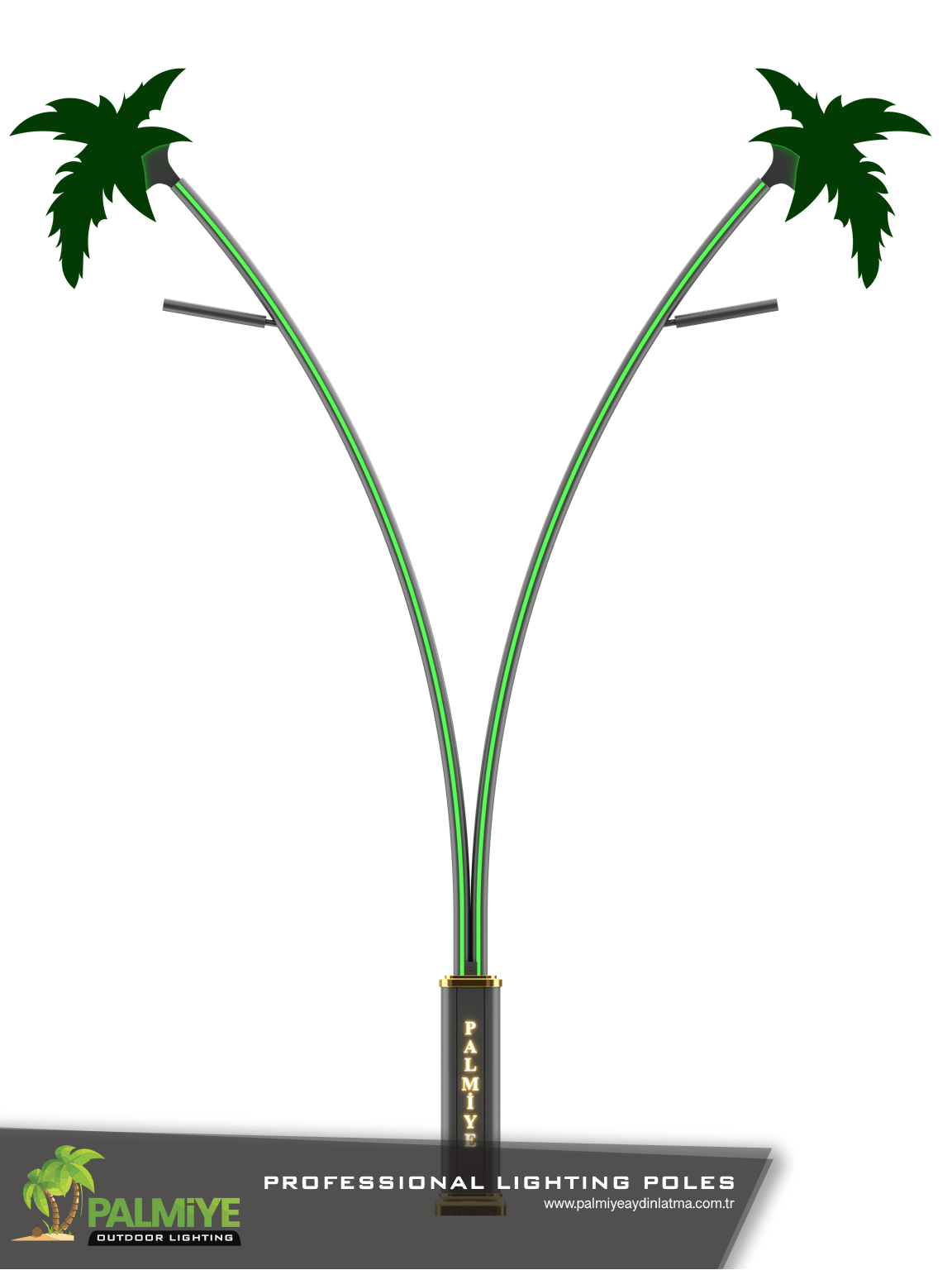 PALMİYE V2- aluminyum-aydinlatma-direkleri
