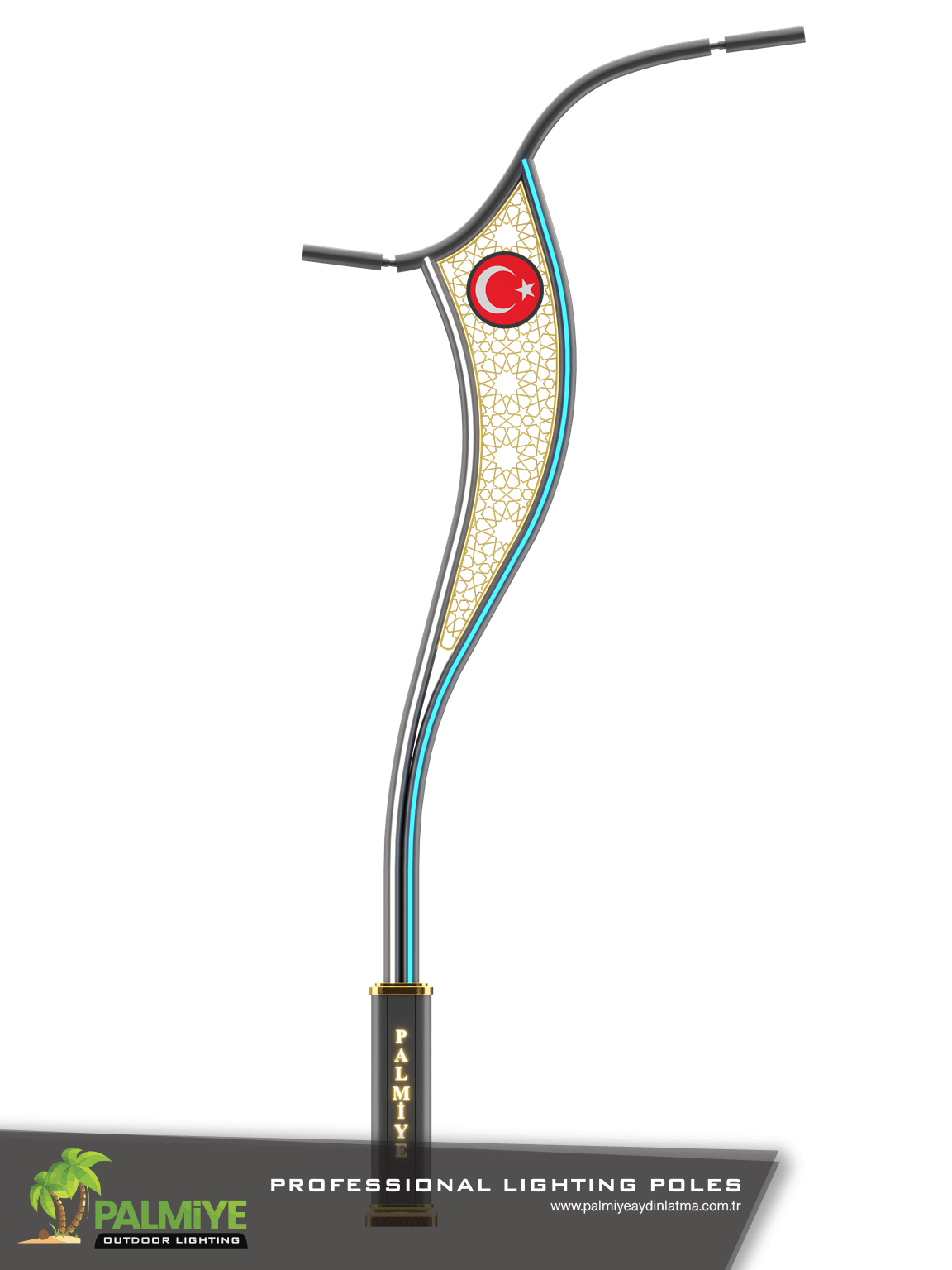 titanyum v3 - aluminyum-aydinlatma-direği