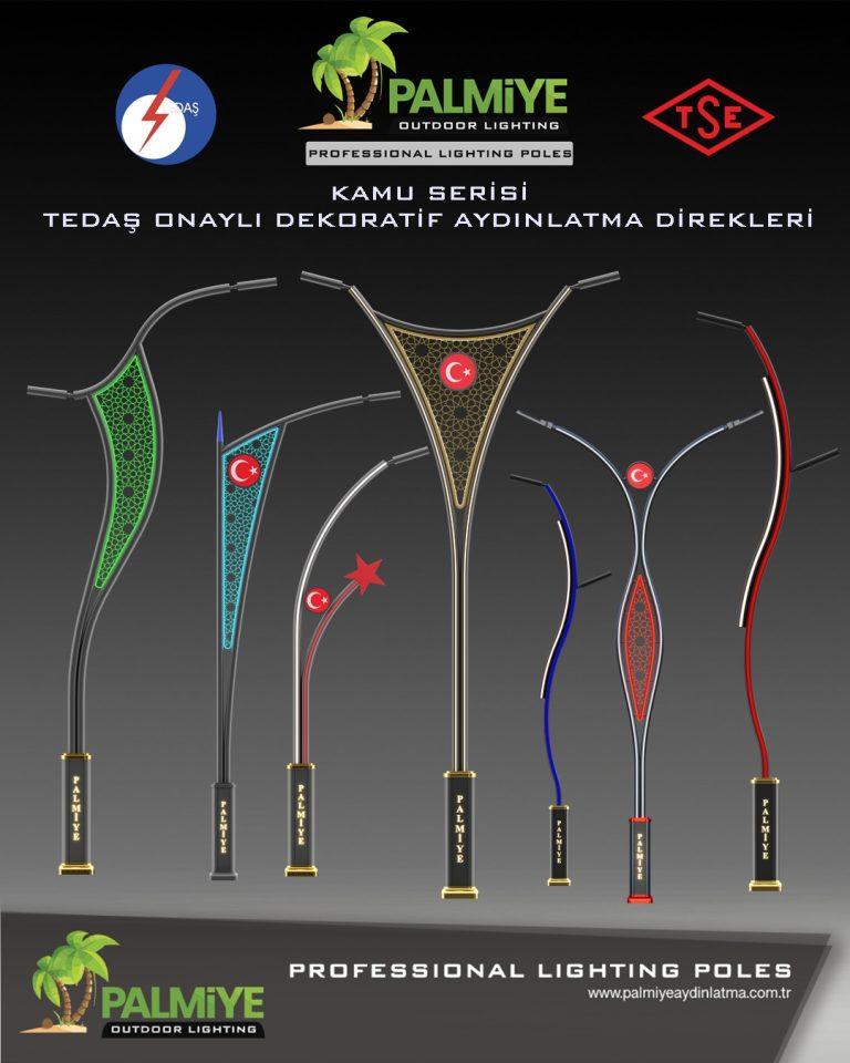 Aluminyum aydınlatma direkleri modelleri
