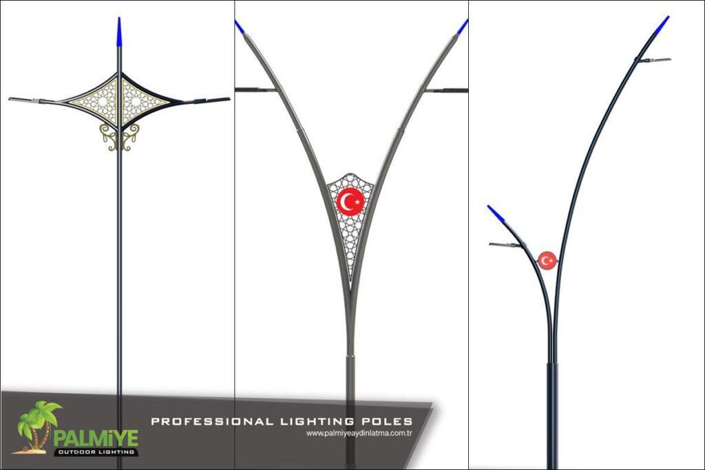 Galvanizli Çelik Yüksek Yol Aydınlatma Direkleri