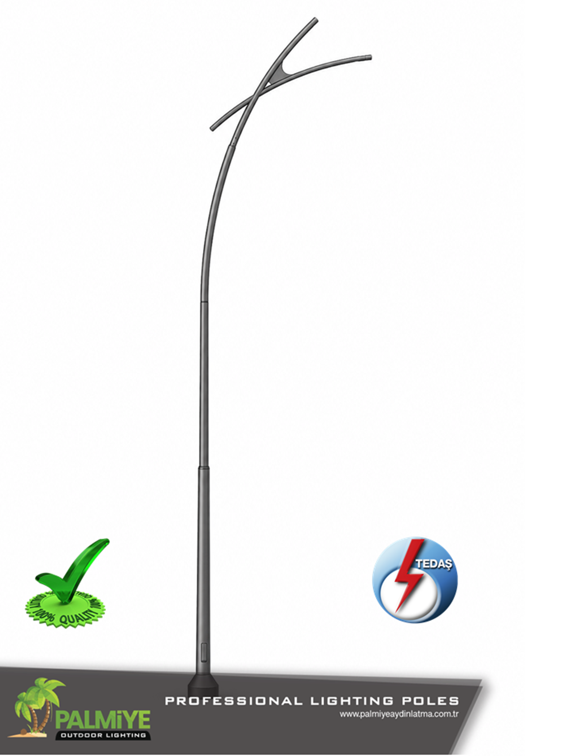 AYYILDIZ v2 YÜKSEK yol aydınlatma direği